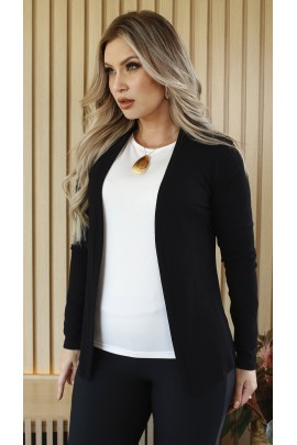 560218  Cardigan Ramany Manga Longa 